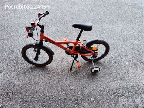 BTWIN Детски велосипед 16 инча 500 robot, за деца от 4 до 6 години в ...