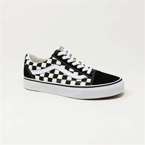 Baskets Vans Old Skool Primary Check Femme Noir Adulte Achat