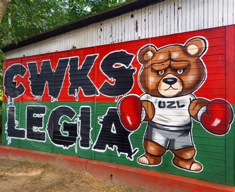 Nowe Legijne Graffiti CWKS Legia 360 Legionisci