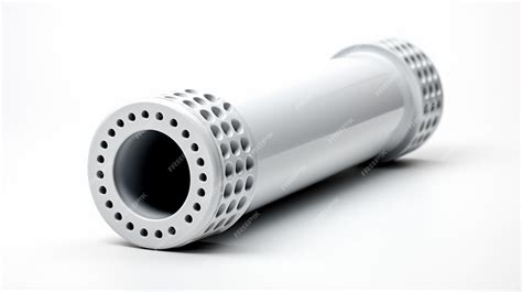 Premium Ai Image Porous Pipe On White Background