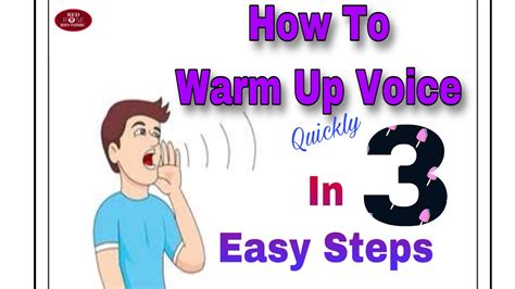 How To Warm Up Voice Quickly In 3 Easy Steps New 2020 Voice