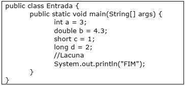 Considere o código abaixo escrito em Java 8 Que alternativa