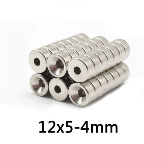 10 20 30 50 100 stücke 12x5 4mm Starke Magneten 12 5mm Loch 4 mm Stong