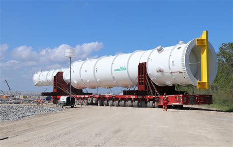 Heavy Lift Cryogenic Heat Exchanger Installed