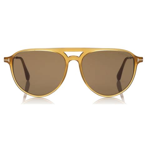 Tom Ford Carlo Sunglasses Occhiali Da Sole Pilota In Acetato