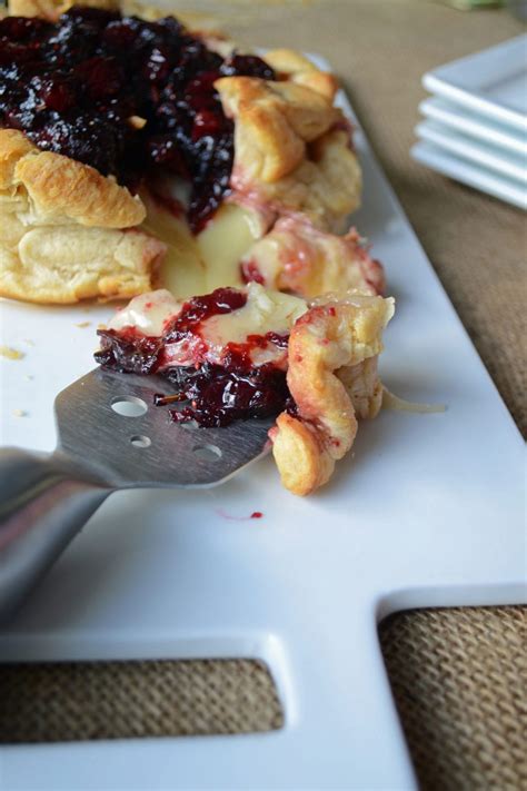 Baked Brie With Balsamic Rosemary Cranberry Sauce Sarcastic Cooking