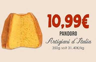 Promo Pandoro Artigiani D Italia Chez Naturalia Icatalogue Fr