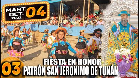 FIESTA PATRONAL SAN JERONIMO DE TUNÁN 2022 JUVENTUD HUAYLARSH MODERNO