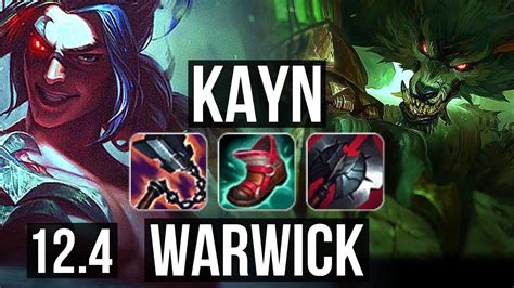 Kayn Vs Warwick Jng 2 0 8 1 9m Mastery 700 Games Kr Diamond