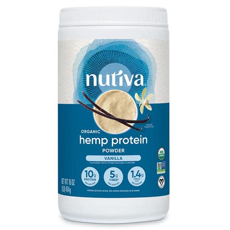 Amazon Nutiva Organic Cold Pressed Hemp Seed Protein Powder