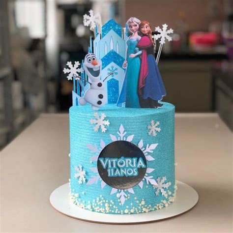 120 Modelos De Bolo Da Frozen Como Decorar O Seu Modelos De Bolo Da