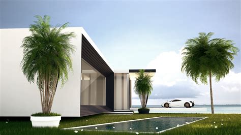 Minimalist Beach House on Behance