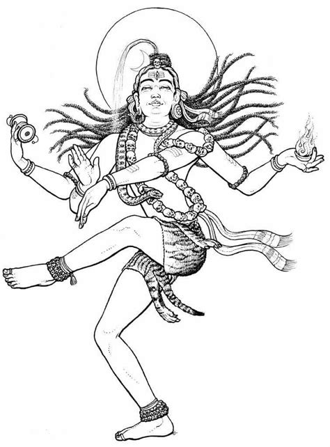 Shiva Nataraja Drawing at GetDrawings | Free download