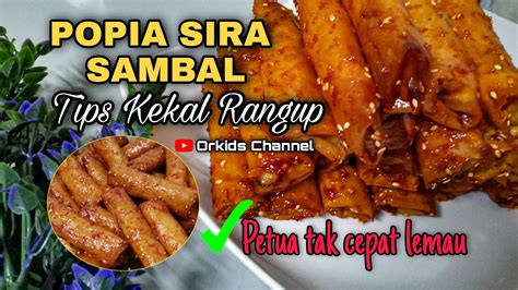 Resepi Popia Sira Sambal Pedas Manis Resepi Niaga