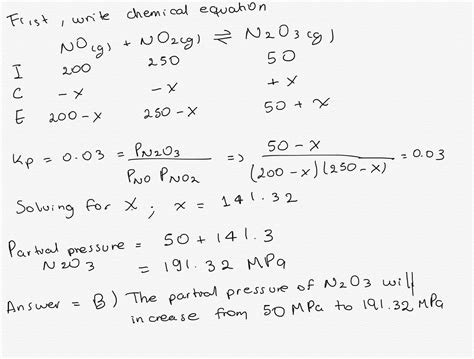 Solved Experiments Have Shown That The Equilibrium Constant Kp For