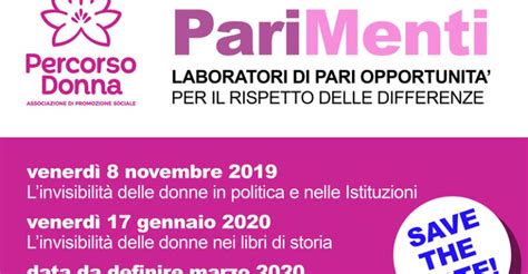 PariMenti laboratori di Pari Opportunità per il rispetto delle