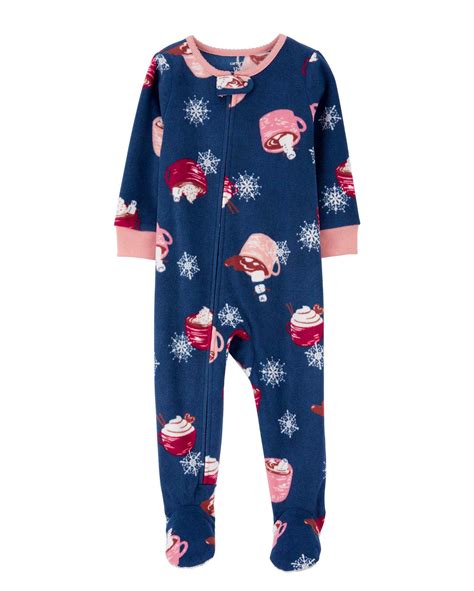 Riachuelo Macac O Pijama Infantil De Fleece Canecas Azul Carter S