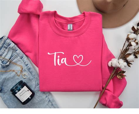 Tia Sweatshirt Personalized Custom Tia Shirt With Names Sleeve