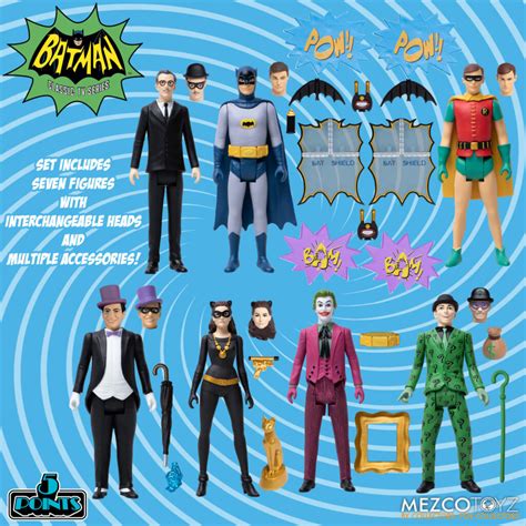 Mezco Details New Batman 66 Action Figure Box Set Brutalgamer