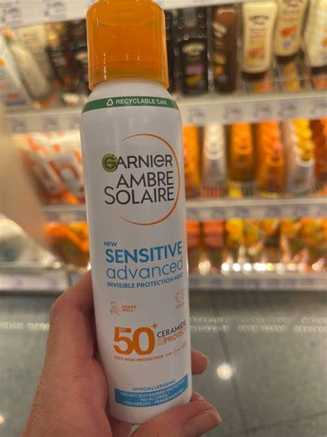 Garnier Ambre Solaire Sensitive Advanced Brume Solaire En Spray Pour