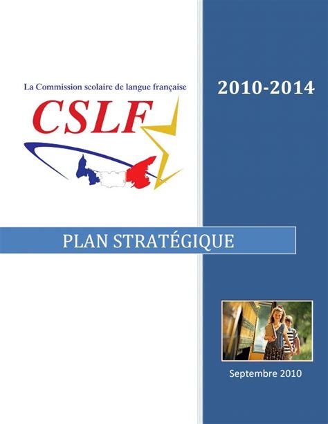 Pdf Plan Strategique Cover Cslfipe Files Wordpress Comdu Plan