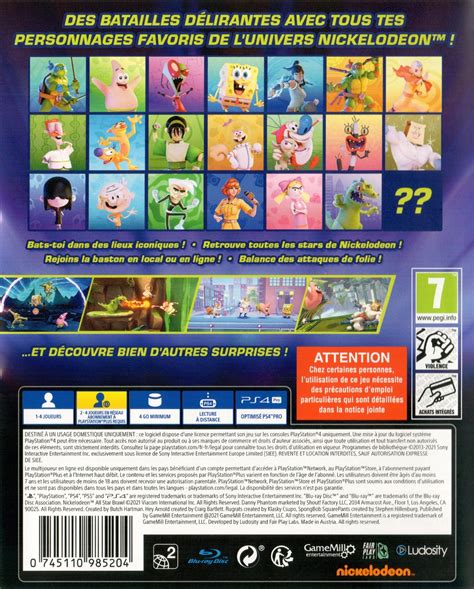 Nickelodeon All Star Brawl Universe Pack Box Shot For Playstation