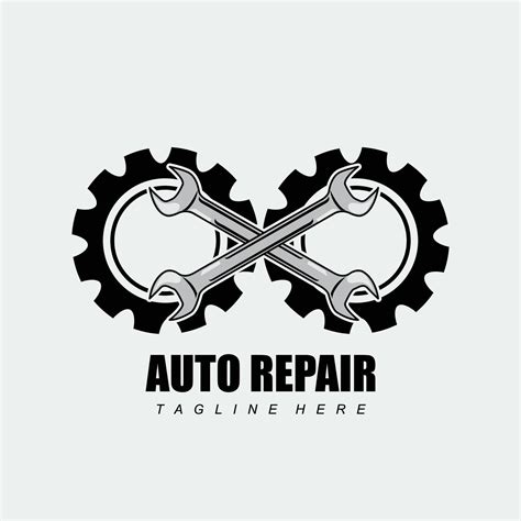 Automotive Car Repair Logo Design Suitable For Company Logo Stickers