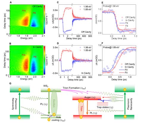 A B Transient Absorption Map As A Function Of Probe Photon Energy