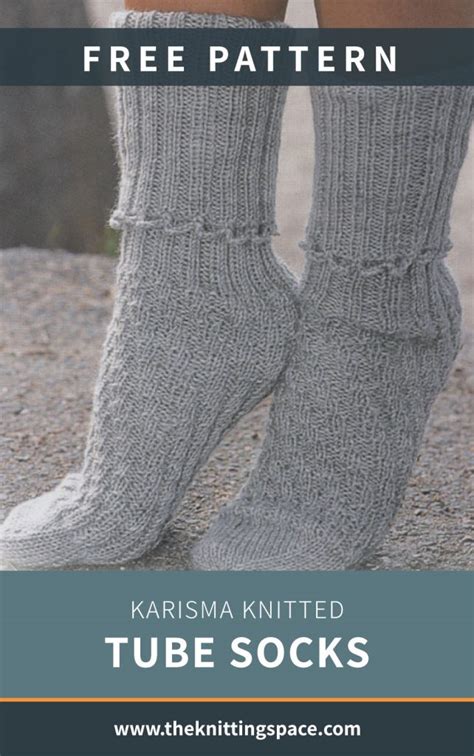 Karisma Knitted Tube Socks Free Knitting Pattern