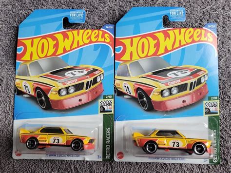 2022 Hot Wheels 73 BMW 3 0 CSL Race Car RETRO RACERS Lot Of 2 EBay