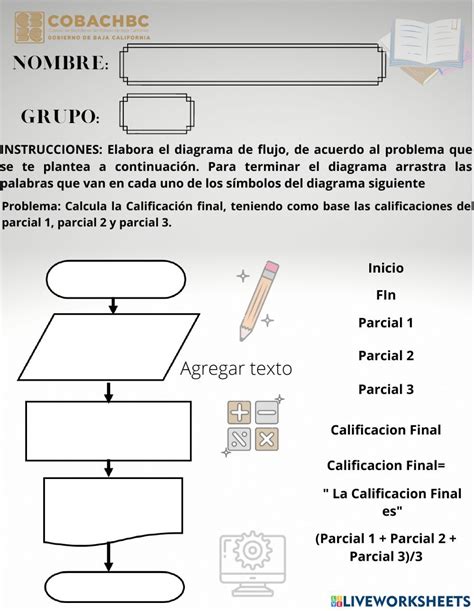 Ejercicio De Diagramas De Flujo Worksheet Artofit