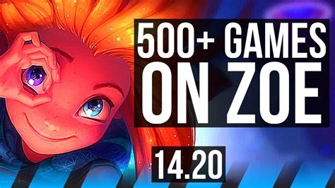 ZOE Vs ZED MID 500 Games EUW Diamond 14 20 YouTube