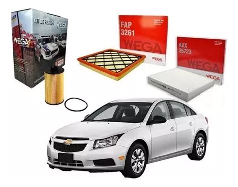 Kit De 3 Filtros Chevrolet Cruze 1 8 Wega