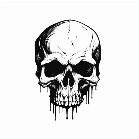 Premium Ai Image Halloween Skull Vector Graphics