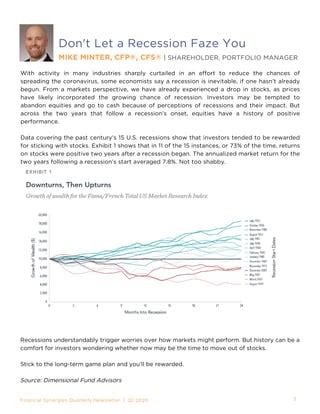 Financial Synergies Wealth Advisors Q1 2020 Newsletter PDF