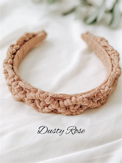 Handmade Macrame Headband Braided Headband Hair Etsy