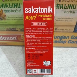 Jual Sakatonik Activ Atau Sakatonik Liver 100ml Shopee Indonesia