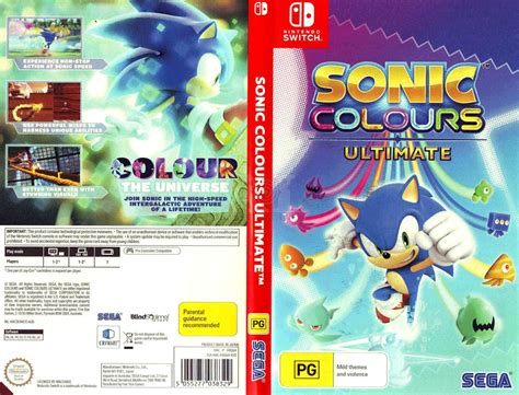 Sonic Colours Ultimate Limited Edition Switch Aus Overr Gaming