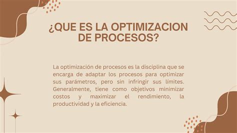 Optimizacion De Procesos Productivos Ind Ppt