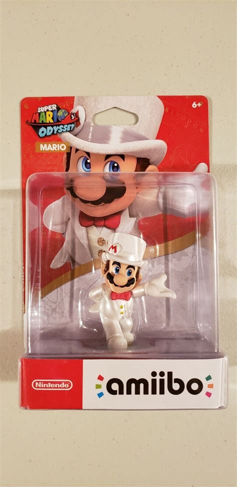 Super Mario Odyssey Wedding Bowser + Mario + Peach Amiibo LOT SET ...