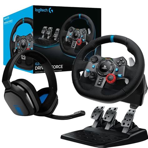 Volante Logitech G29 Driving Force Para PS5 PS4 PS3 E PC