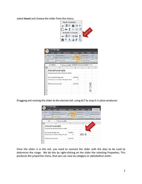 SOLUTION Activex In Excel Pamela Peterson Drake Jmu Studypool