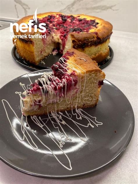 Cheesecake Dolgulu Orman Meyveli Kek Nefis Yemek Tarifleri