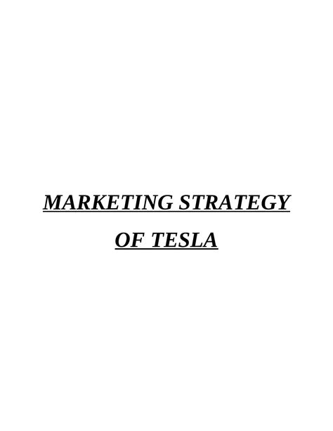 Marketing Strategy Analysis Of Tesla S Promotional Mix