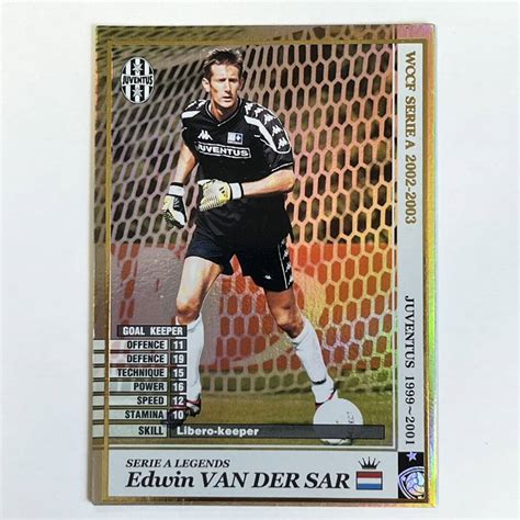 【傷や汚れあり】♪♪wccf 02 03 Le エドウィン・ファン・デル・サール Edwin Van Der Sar Juventus