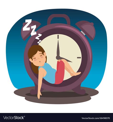 Sweet Dreams Sleeping Time Icon Royalty Free Vector Image