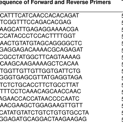 List Of Polymorphic Ssr Markers Download Scientific Diagram