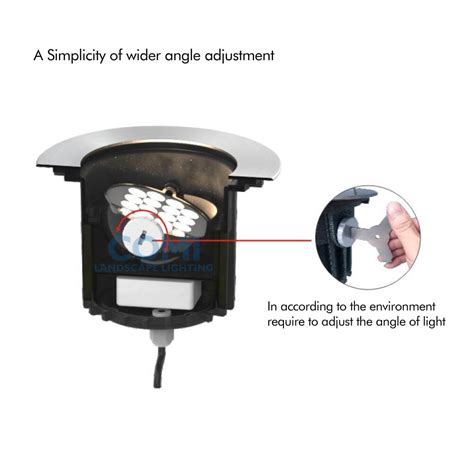 Xb Hf X W Or W Or W Angle Adjustable Inground Light Angle