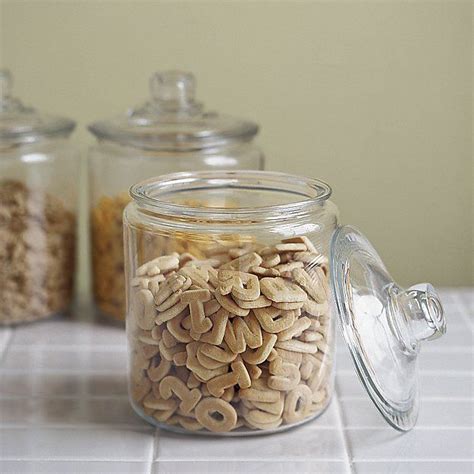 Heritage Hill 64 Oz Glass Jar With Lid Reviews Crate And Barrel Glass Jars With Lids