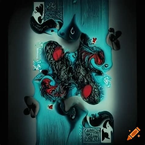 Surrealistic Design For Game Card With Ace De Coeur Surr E9aliste On